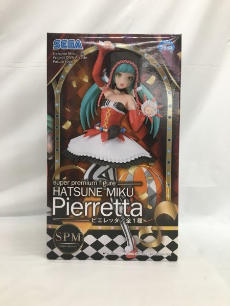 【中古】【未開封】初音ミク(ピエレッタ) 「初音ミク Project DIVA Arcade Future Tone」 スーパープレミアムフィギュア＜フィギュア＞（代引き不可）6558