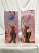 【中古】【未開封】【セット】「Re：ゼロから始める異世界生活」 BiCute Bunnies Figure-ラム・レム レッドカラーver.-＜フィギュア＞（代引き不可）6558