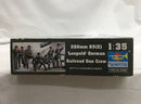 【中古】【未組立】1/35 ドイツ 列車砲レオポルド 砲兵セット(8体セット) [00406]＜プラモデル＞（代引き不可）6558