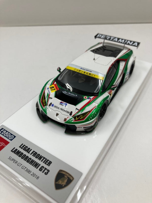 【中古】【開封品】1/43 LEGAL FRONTIER LAMBORGHINI GT3 SUPER GT GT300 2018 #87 [45661]＜おもちゃ＞（代引き不可）6559