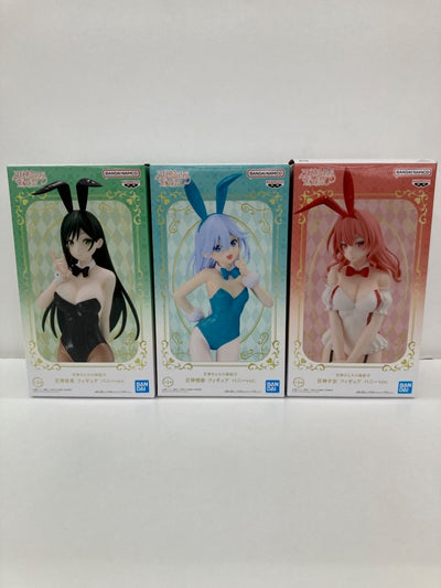 【中古】【未開封】【セット】「甘神さんちの縁結び」フィギュア バニーver. 「甘神夜重」「甘神朝姫」「甘神夕奈」3種 ＜フィギュア...