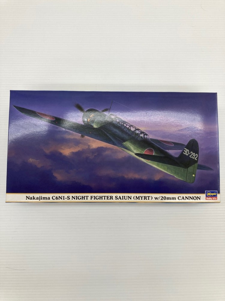 【中古】【未組立】1/48 中島 C6N1-S 夜間戦闘機 彩雲 20mm砲搭載機 特別仕様 [09552]＜プラモデル＞（代引き不可）6559