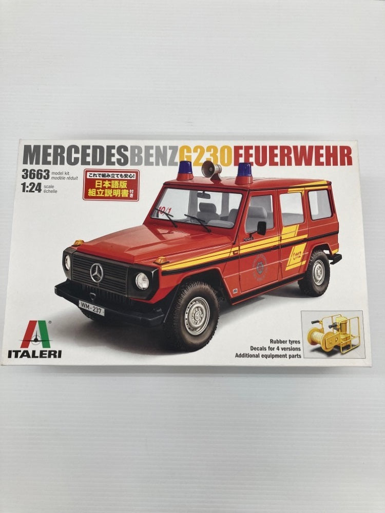 【中古】【未開封】1/24 メルセデス G230 消防署車両 [IT3663]＜プラモデル＞（代引き不可）6559