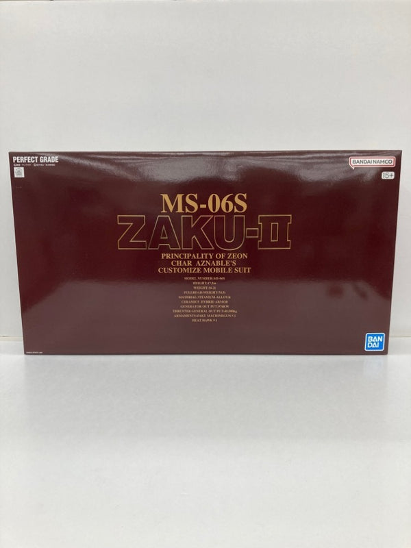 【中古】【未組立】1/60 PG MS-06S シャア専用ザクII 「機動戦士ガンダム」 [5064229]＜プラモデル＞（代引き不可）6559