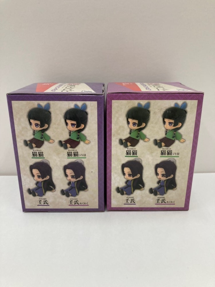 【中古】【未開封】【セット】壬氏(わくわく・ノーマル顔) 「薬屋のひとりごと」 ぺたっとおすわりフィギュア 2点＜フィギュア＞（代引き不可）6559