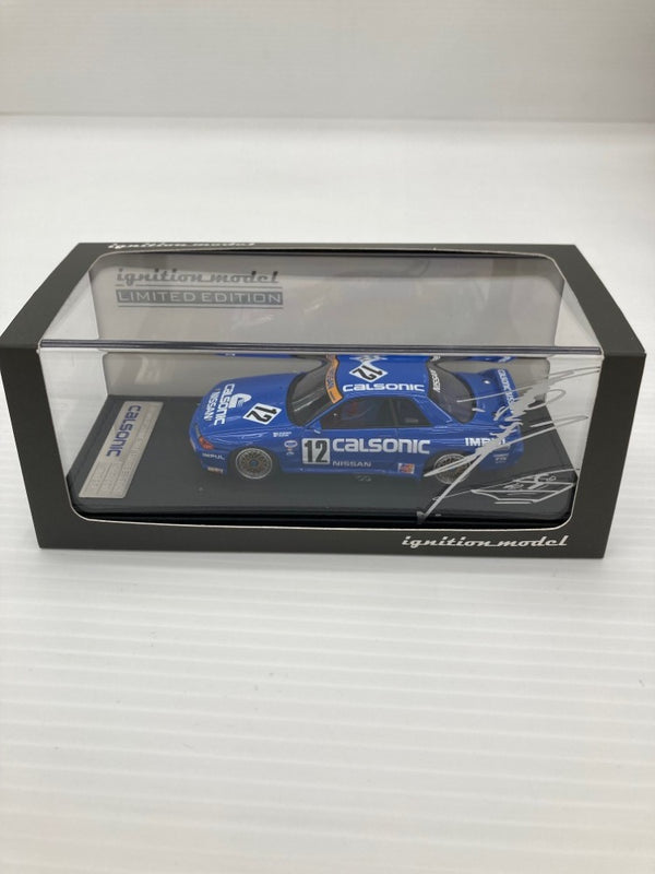 【中古】【開封品】サイン入り 1/43 CALSONIC SKYLINE 1990 JTC IMPUL #12(ブルー) ニスモフェス2017限定 [IG1282]＜コレクターズアイテム＞（代引き不可）6559