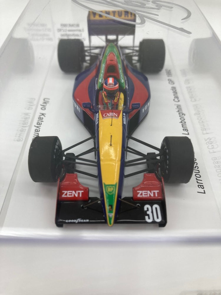 【中古】【開封品】サイン入り 1/43 Larrousse LC92 Lamborghini Canada GP 1992 CABIN