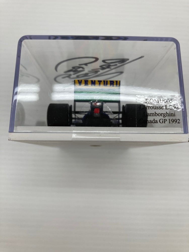 【中古】【開封品】サイン入り 1/43 Larrousse LC92 Lamborghini Canada GP 1992 CABIN