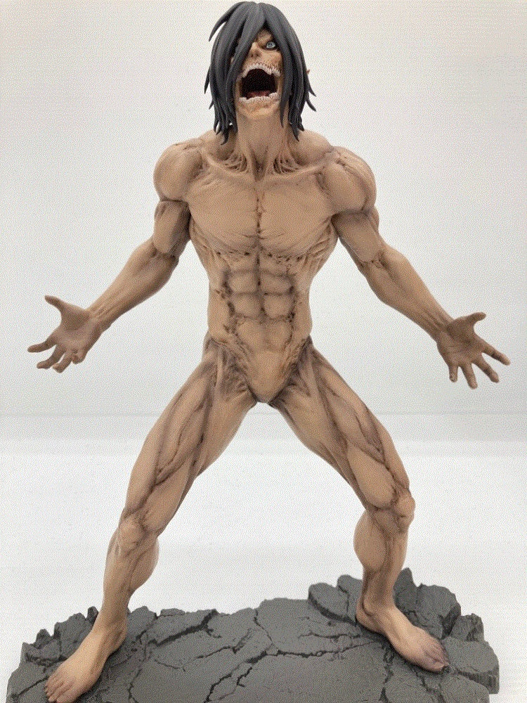 【中古】【開封品】エレン(巨人)〜巨大樹の森 決戦ver.〜 「一番くじ 進撃の巨人〜壁の外の世界〜」 MEGAIMPACT ラストワン賞＜フィギュア＞（代引き不可）6559