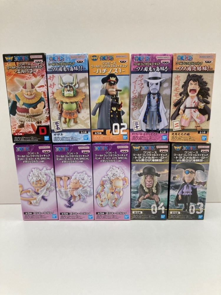 【中古】【未開封】【セット】ワンピース ワールドコレクタブルフィギュア 10体＜フィギュア＞（代引き不可）6559