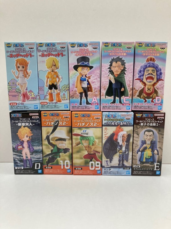 【中古】【未開封】【セット】ワンピース ワールドコレクタブルフィギュア 10体＜フィギュア＞（代引き不可）6559
