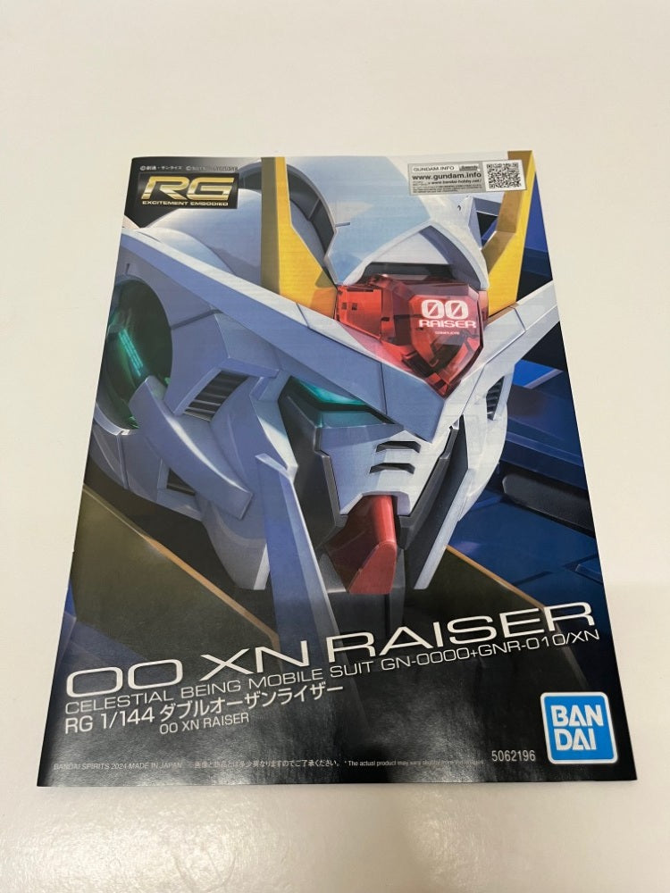 【中古】【未組立】1/144 RG GN-0000+GNR-010/XN ダブルオーザンライザー 「機動戦士ガンダム00V(ダブルオーブイ)」[5062196]＜プラモデル＞（代引き不可）6559