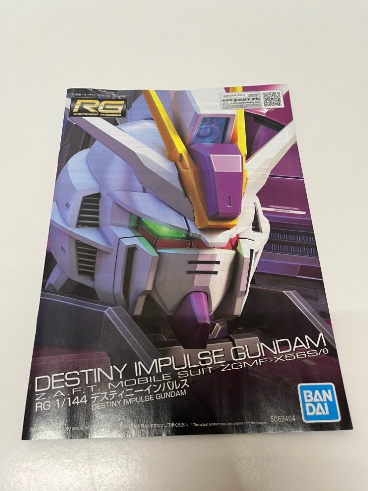 【中古】【未組立】1/144 RG ZGMF-X56S/θ デスティニーインパルス 「機動戦士ガンダムSEED DESTINY MSV」 [5063404]＜プラモデル＞（代引き不可）6559