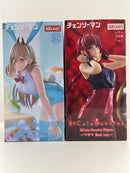 【中古】【未開封】【セット】ラウンドワン限定 BiCute Bunnies Figure-マキマ Red ver.-/パワー Light biue ver.＜フィギュア＞（代引き不可）6559