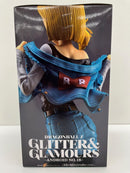 【中古】【未開封】 人造人間18号(ターコイズブルー) 「ドラゴンボールZ」 GLITTER＆GLAMOURS-ANDROID NO.18-＜フィギュア＞（代引き不可）6559