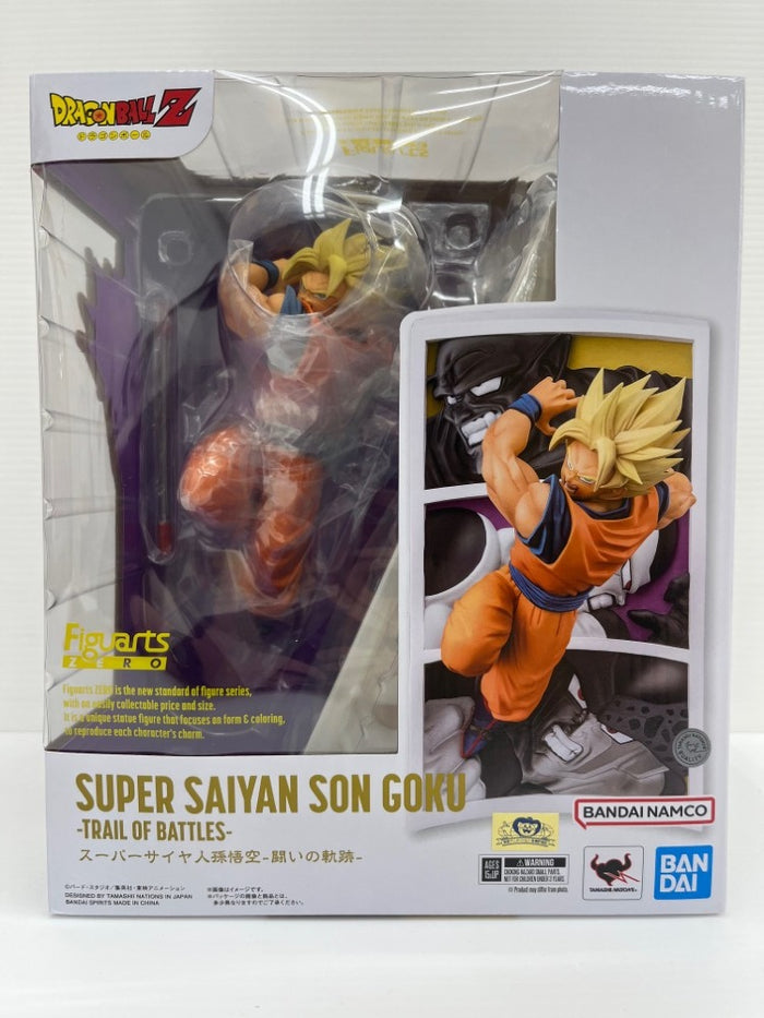 中古】【未開封】フィギュアーツZERO スーパーサイヤ人孫悟空 -闘いの