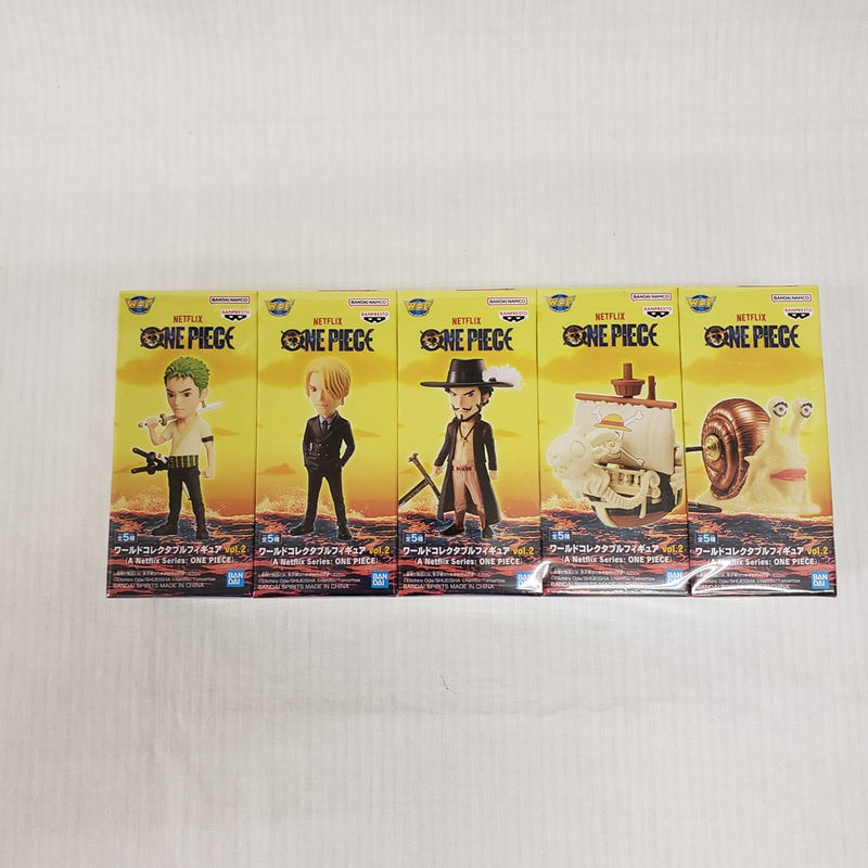 【中古】【未開封】【セット】「ワンピース(Netflix)」 ワールドコレクタブルフィギュア vol.2(A Netflix Series： ONE PIECE)全5種セット＜フィギュア＞（代引き不可）6561