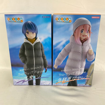 【中古】【未開封】【セット】 「ゆるキャン△ SEASON3」 Trio-Try-iT Figure-志摩リン-各務原なでしこ-＜フィ...