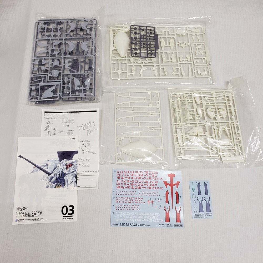 中古プラモデル 1/100 レッドミラージュ ライド=ギグ 透明版