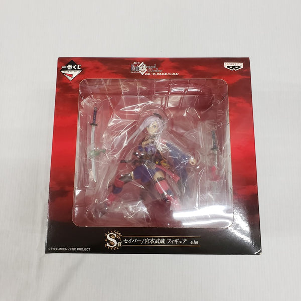 【中古】【未開封】セイバー/宮本武蔵 「一番くじ Fate/Grand Order 剣轟一閃‐宮本武蔵、ここに推参!」 S賞 フィギュア＜フィギュア＞（代引き不可）6561