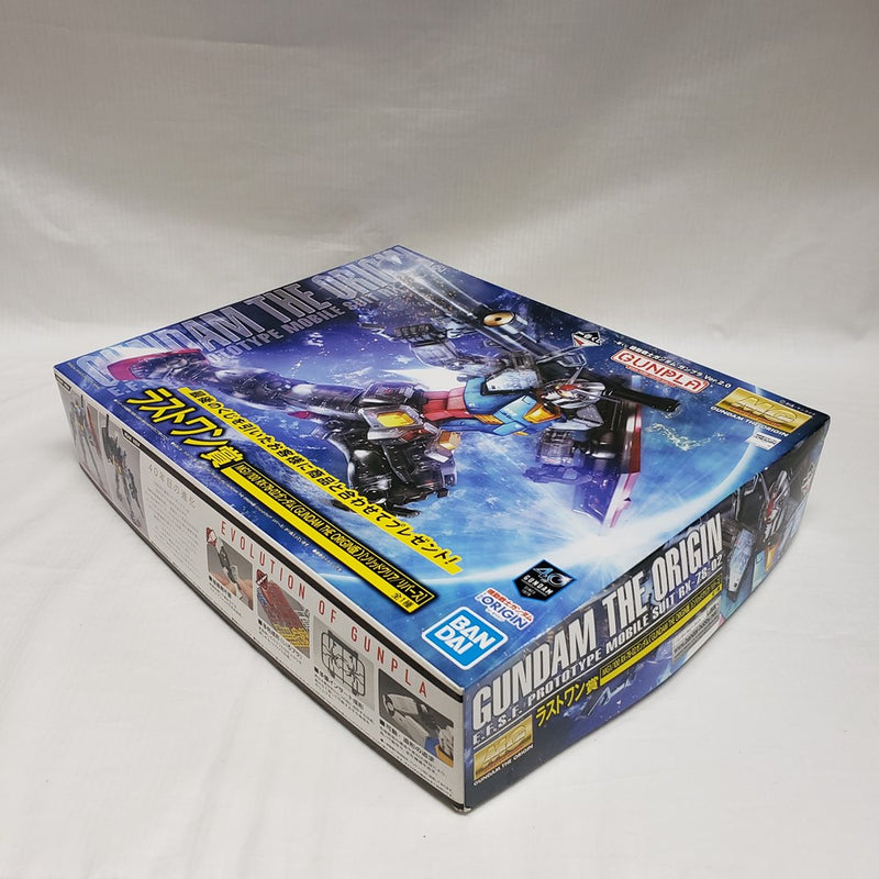 中古】【未組立】1/100 MG RX-78-02ガンダム(GUNDAM THE ORIGIN版)[ソリッドクリア/リバース] 「一番くじ