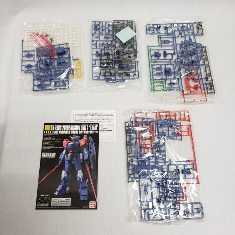 【中古】【未組立】1/144 HG ブルーディスティニー2号機 ”EXAM” メタリックグロスインジェクション＜プラモデル＞（代引き不可）6561