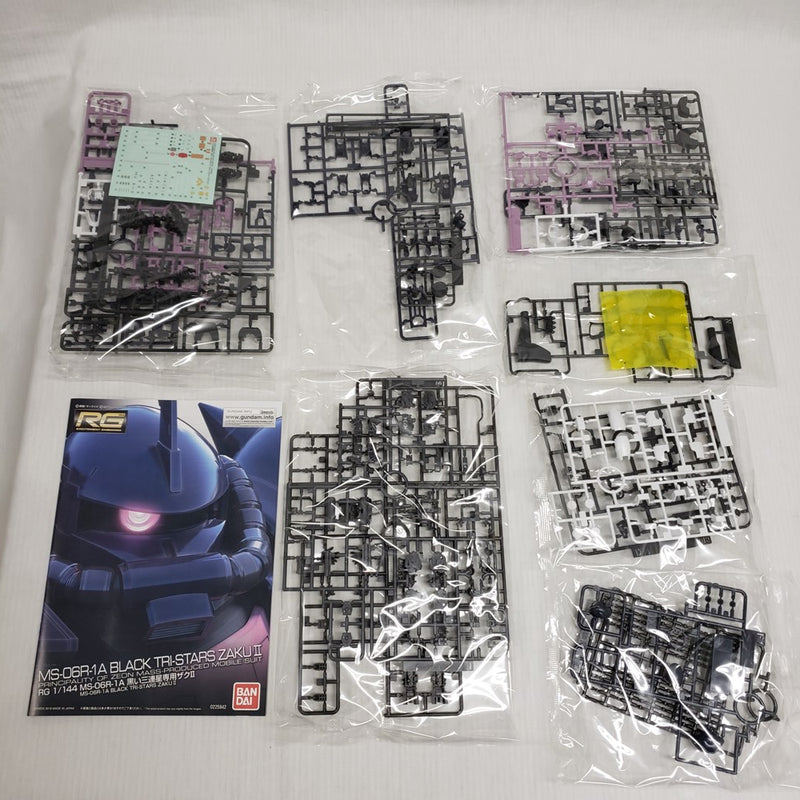 【中古】【未組立】【同種3個セット】1/144 RG MS-06R-01A 黒い三連星専用ザクII 「機動戦士ガンダム MSV」 プレミアムバンダイ限定 [5062925]＜プラモデル＞（代引き不可）6561