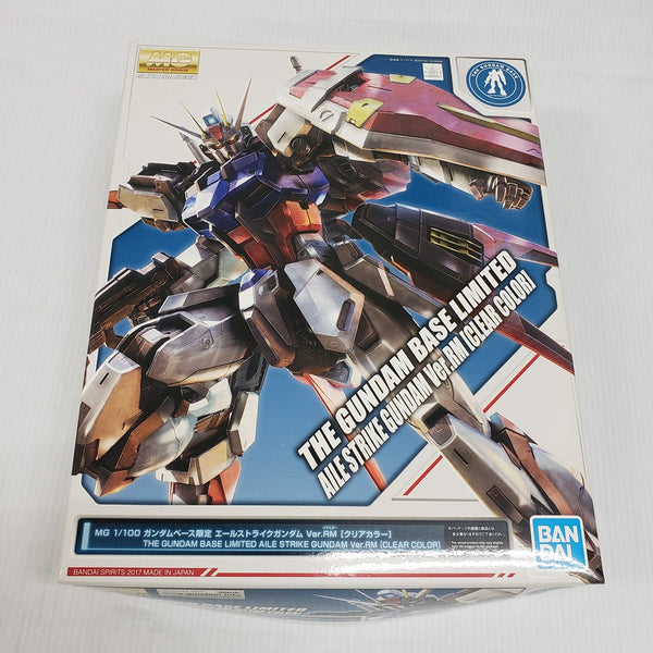 【中古】【未組立】1/100 MG GAT-X105+AQM/E-X01 エールストライクガンダム Ver.RM クリアカラー 「機動戦士ガンダムSEED」 ガンダムベース限定 [5063079]＜プラモデル＞（代引き不可）6561