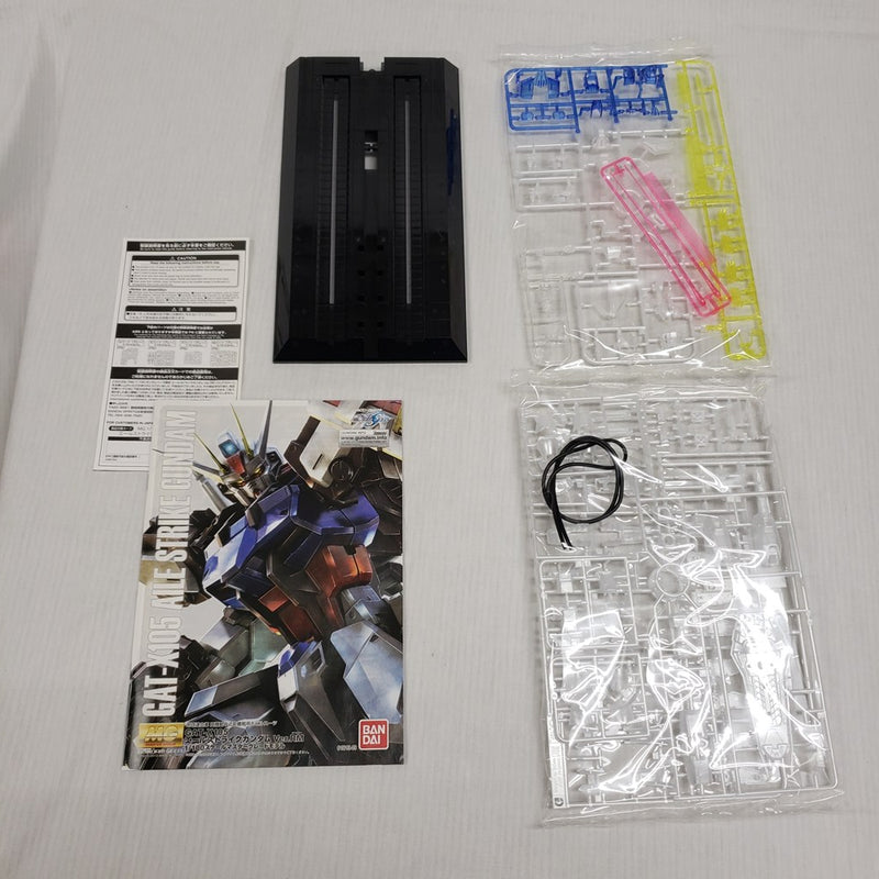 【中古】【未組立】1/100 MG GAT-X105+AQM/E-X01 エールストライクガンダム Ver.RM クリアカラー 「機動戦士ガンダムSEED」 ガンダムベース限定 [5063079]＜プラモデル＞（代引き不可）6561