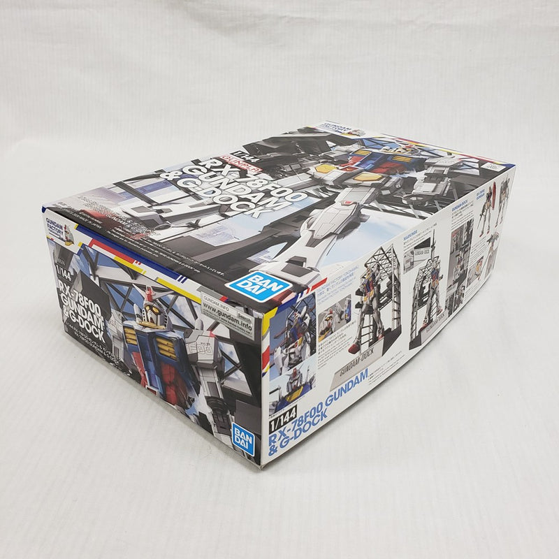 【中古】【未組立】1/144 RX-78F00 ガンダム＆ガンダムドック 「機動戦士ガンダム」 イベント限定 [5060574]＜プラモデル＞（代引き不可）6561