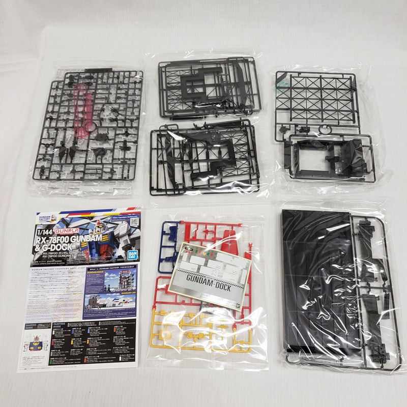 【中古】【未組立】1/144 RX-78F00 ガンダム＆ガンダムドック 「機動戦士ガンダム」 イベント限定 [5060574]＜プラモデル＞（代引き不可）6561