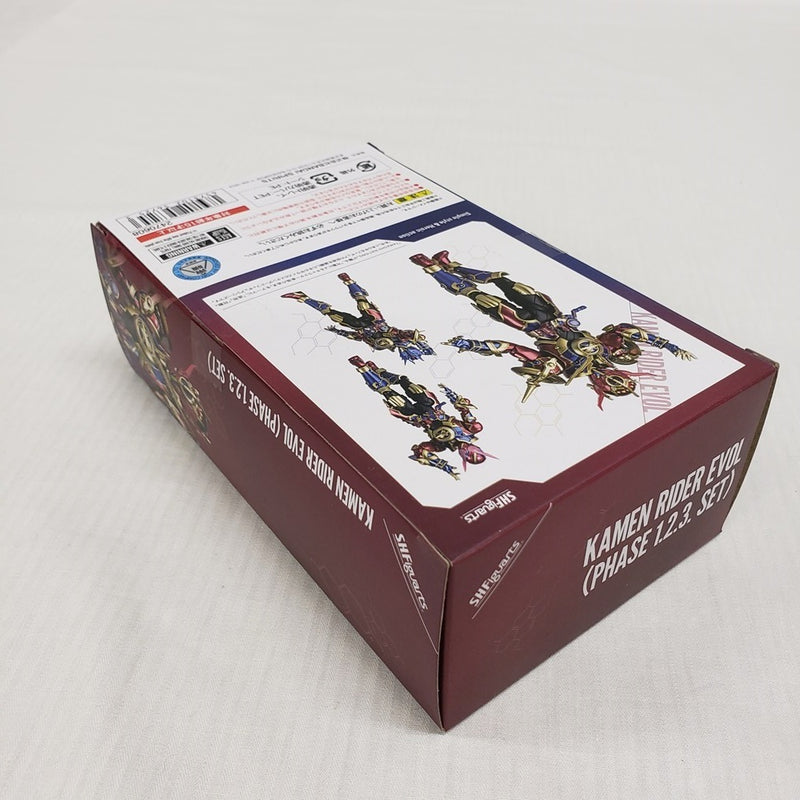 【中古】【開封品】S.H.Figuarts 仮面ライダーエボル(フェーズ1.2.3.セット) 「仮面ライダービルド」 魂ウェブ商店限定＜フィギュア＞（代引き不可）6561