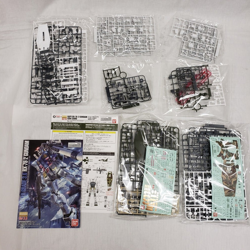 【中古】【未組立】1/100 MG AAPE RX-78-2 GUNDAM GRN-CAMO 「機動戦士ガンダム×AAPE BY A BATHING APE」 [0230896]＜プラモデル＞（代引き不可）6561