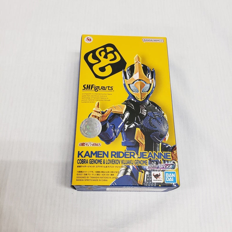 【中古】【開封品】S.H.Figuarts 仮面ライダージャンヌ コブラゲノム＆ラブコフ クジャクゲノム 「仮面ライダーリバイス」＜フィギュア＞（代引き不可）6561