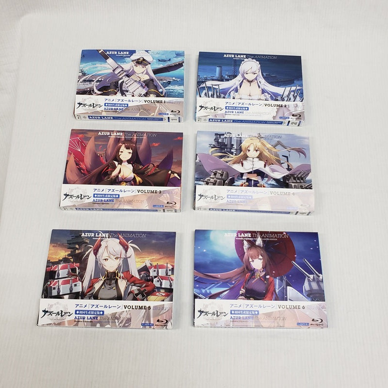 【中古】【開封品】アズールレーン 初回生産限定版 全6巻セット(ソフマップ全巻収納BOX付き)＜Blu-ray＞（代引き不可）6561