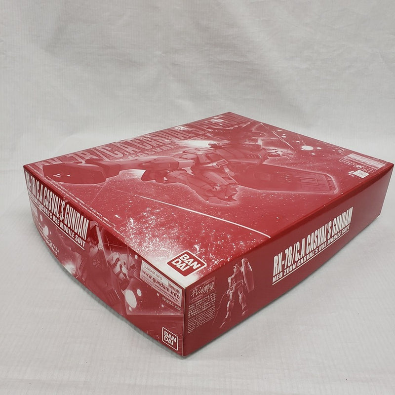 【中古】【未組立】1/100 MG RX-78/C.A キャスバル専用ガンダム Ver.3.0 「機動戦士ガンダム ギレンの野望」[0218514]＜プラモデル＞（代引き不可）6561