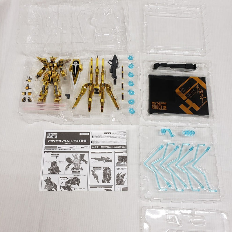 【中古】【開封品】METAL ROBOT魂 ＜SIDE MS＞ アカツキガンダム(シラヌイ装備) 「機動戦士ガンダムSEED DESTINY」＜フィギュア＞（代引き不可）6561
