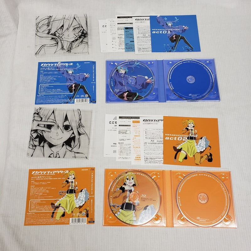 【中古】【開封品】【BD・不足あり11巻セット】メカクシティアクターズ 完全生産限定版 6巻なし＜Blu-ray＞（代引き不可）6561