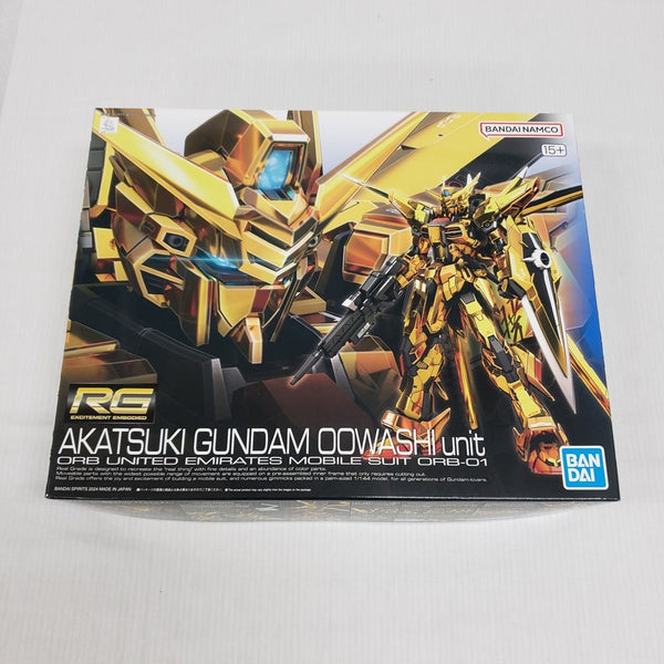 【中古】【未組立】1/144 RG ORB-01 アカツキガンダム(オオワシ装備) 「機動戦士ガンダムSEED DESTINY」 [5067396]
＜プラモデル＞（代引き不可）6561