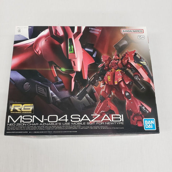 【中古】【未組立】1/144 RG MSN-04 サザビー 「機動戦士ガンダム 逆襲のシャア」 [5061605]＜プラモデル＞（代引き不可）6561