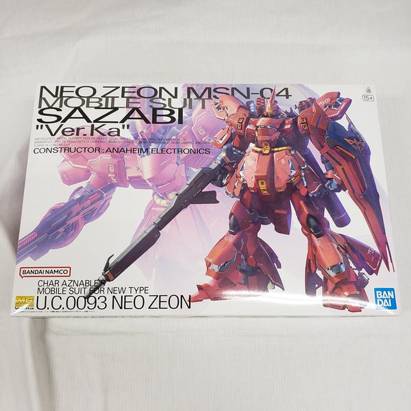 【中古】【未組立】1/100 MG MSN-04 サザビー Ver.Ka 「機動戦士ガンダム 逆襲のシャア」 [5055457]＜プラモデル＞（代引き不可）6561