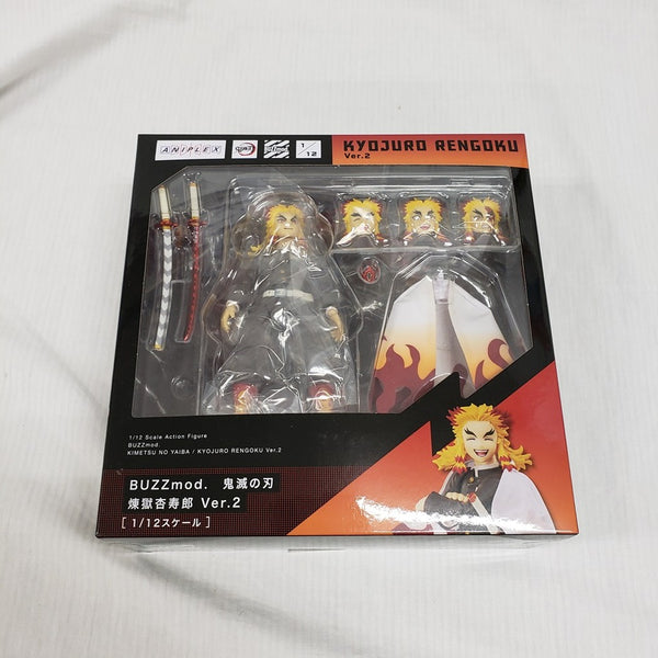 【中古】【未開封】BUZZmod. 煉獄杏寿郎 Ver.2 「鬼滅の刃」 1/12 アクションフィギュア ANIPLEX+限定＜フィギュア＞（代引き不可）6561