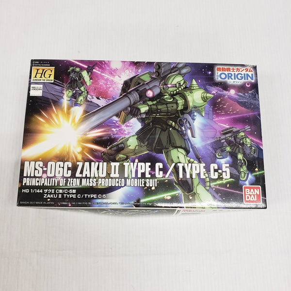 【中古】【未組立】1/144 HG MS-06C ザクII C型/C-5型 「機動戦士ガンダム THE ORIGIN 激突 ルウム会戦」＜プラモデル＞（代引き不可）6561
