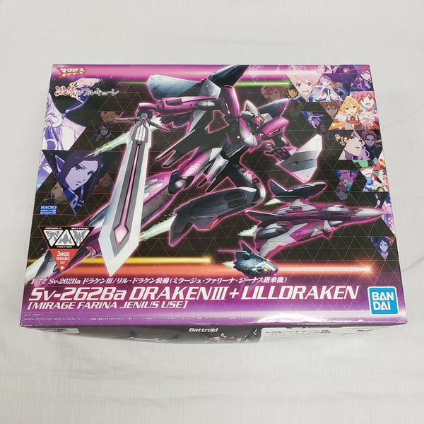 【中古】【未組立】1/72 Sv-262BaドラケンIII/リル・ドラケン装備(ミラージュ・ファリーナ・ジーナス搭乗機) 「マクロスΔ」＜プラモデル＞（代引き不可）6561