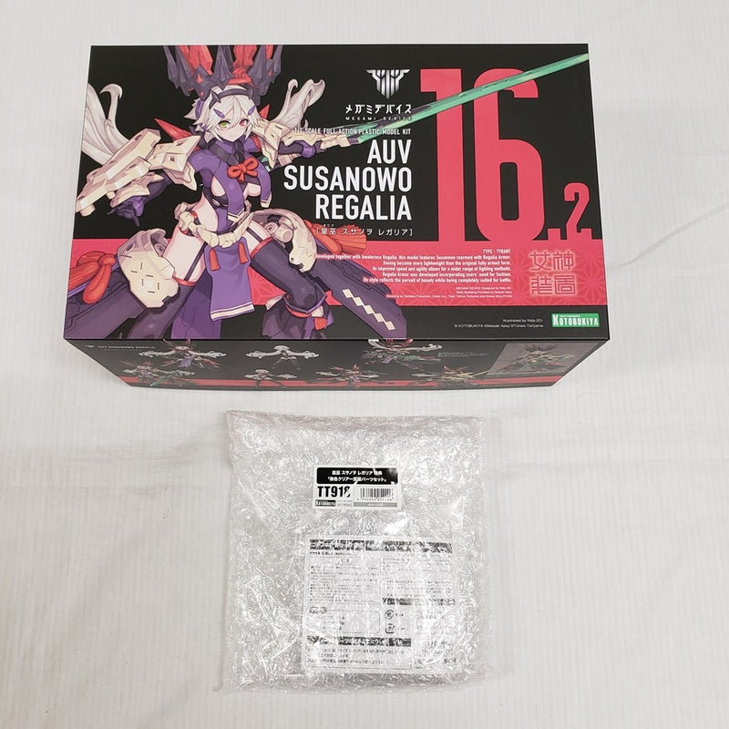 【中古】【未組立】【特典付】1/1 皇巫 スサノヲ レガリア 「メガミデバイス」 [KP699R] ＜プラモデル＞（代引き不可）6561