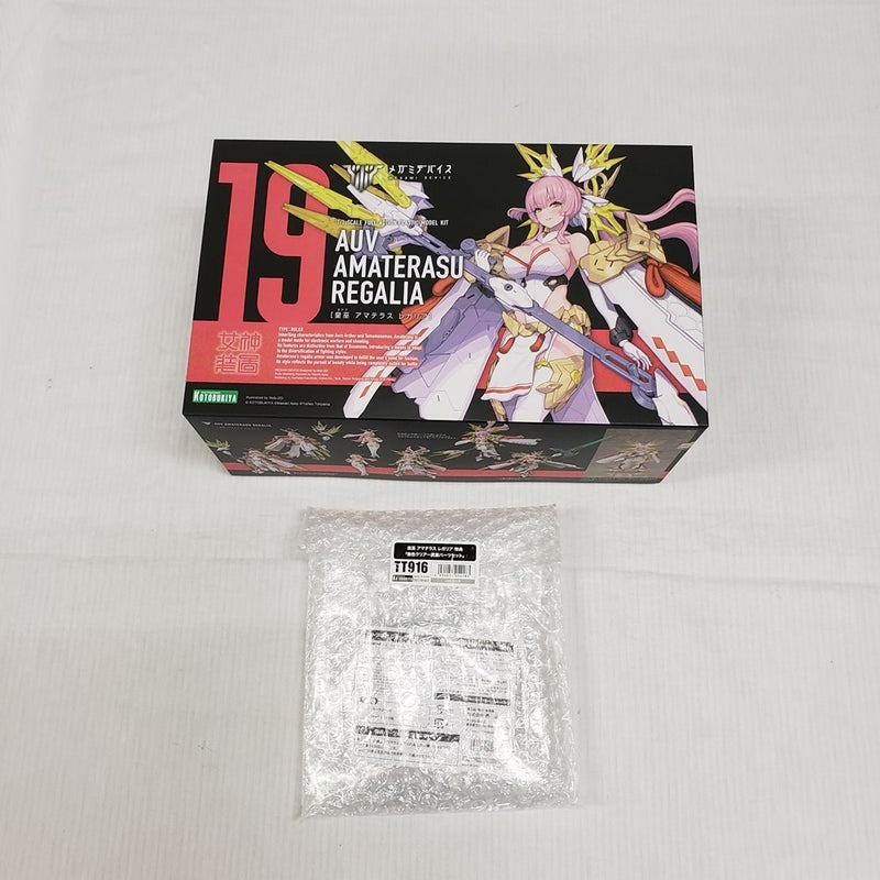 【中古】【未組立】【特典付】1/1 皇巫 アマテラス レガリア 「メガミデバイス」特典『無色クリアー武装パーツセット』＜プラモデル＞（代引き不可）6561