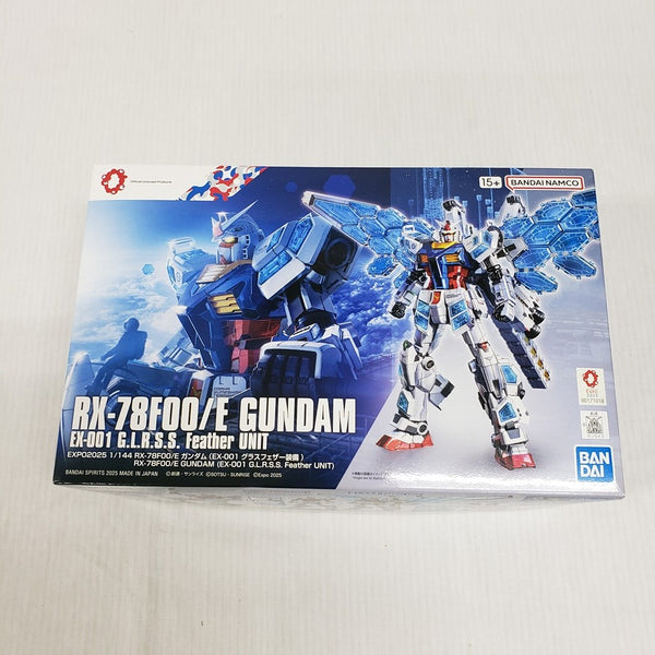 【中古】【未組立】1/144 EXPO2025 RX-78F00/E ガンダム (EX-001 グラスフェザー装備)  [5068555/5068890]＜プラモデル＞（代引き不可）6561