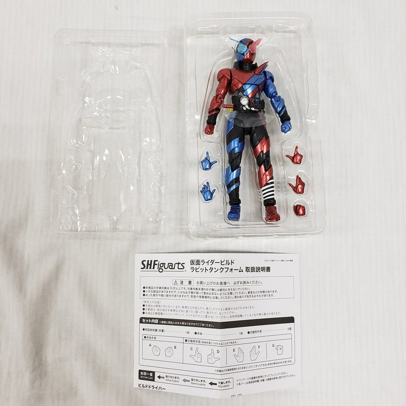 【中古】【開封品】S.H.Figuarts 仮面ライダービルド ラビットタンクフォーム 「仮面ライダービルド」＜フィギュア＞（代引き不可）6561