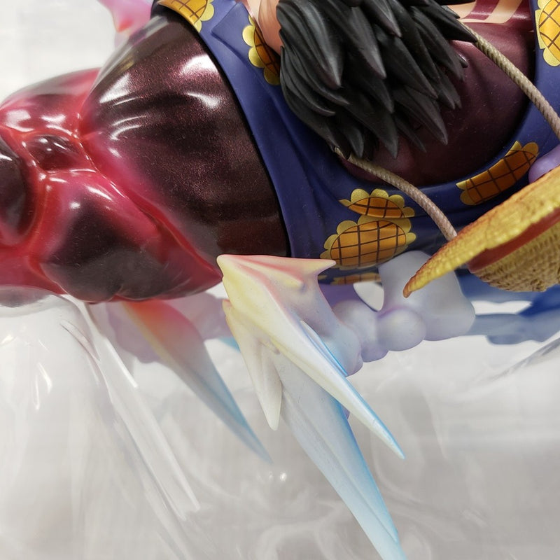 【中古】【開封品】Portrait.Of.Pirates ワンピース “SA-MAXIMUM” モンキー・D・ルフィ ギア“4” 「弾む男」Ver.2 完成品＜フィギュア＞（代引き不可）6561