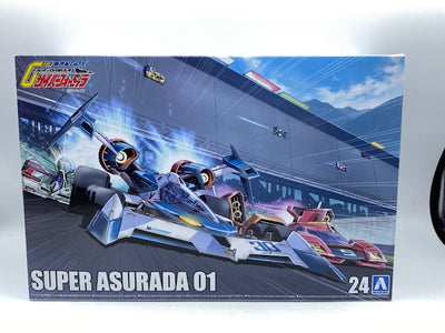 【中古】【未組立】スーパーアスラーダ01 1/24 「新世紀GPXサイバーフォーミュラ」 シリーズNo.24 プラモデル＜プラモデル＞...